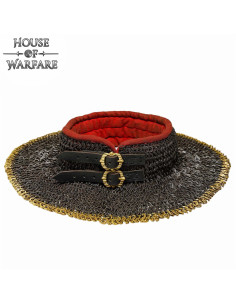 Gorgiera in maglia di maglia con fodera imbottita (6 mm.)