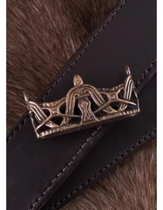 Collo della guaina per spada vichinga, finitura bronzo... 2