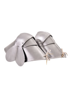 Ginocchiere in acciaio gotico 1,6 mm. 15 ° secolo