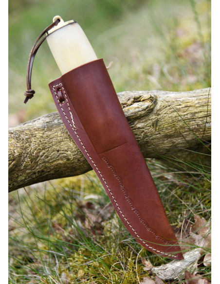 Coltello con manico in osso lama...