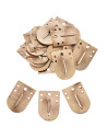 Confezione da 25 pezzi in ottone per armature lamellari con stecche (25 x 35 mm.)
