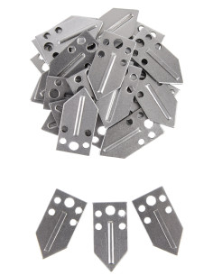 Confezione da 25 pezzi in acciaio per armature lamellari...