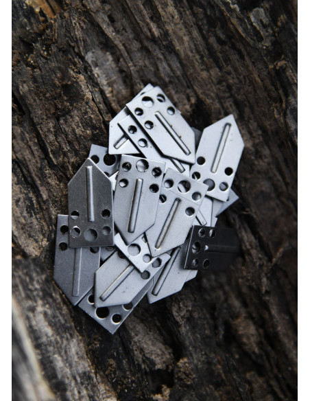 Confezione da 25 pezzi in acciaio per...