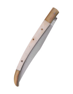 Coltello arabo con manico in osso con fodero (23 cm.) 2