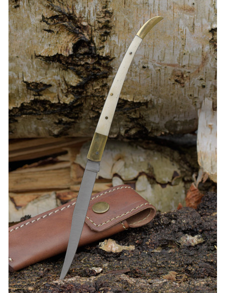 Coltello arabo con manico in osso con...