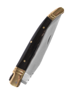 Coltello arabo in acciaio con fodero in cuoio (22 cm.) 2