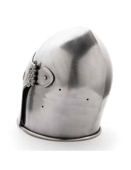 Bacinella medievale con visiera...