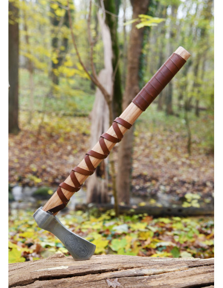 Ascia vichinga decorativa in acciaio...