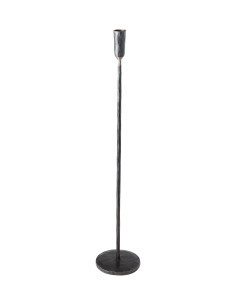 Portacandele medievale da appoggio in ferro battuto (60 cm.)