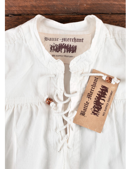 Camicia pirata bianca modello Ludwig