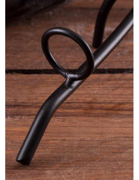 Piccolo supporto per corno in metallo