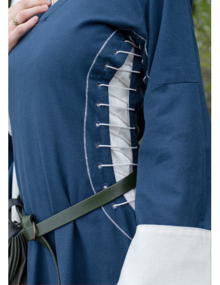 Abito medievale aperto Bliaut Amal,...