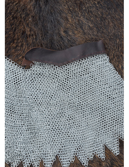 Anelli zincati Alpartaz e bordo in cuoio