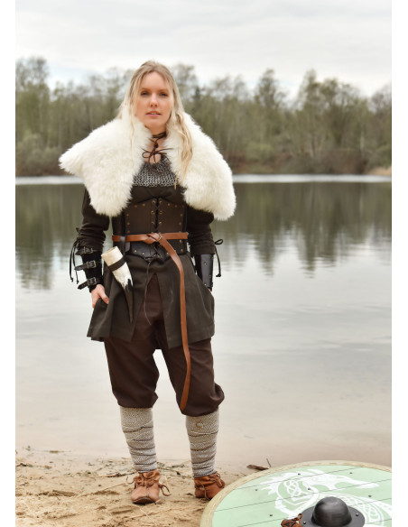 Pantaloni medievali Hagen, marroni