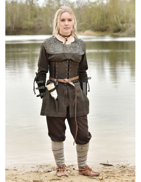 Pantaloni medievali Hagen, marroni