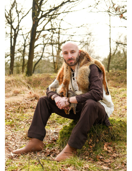 Pantaloni medievali Hagen, marroni