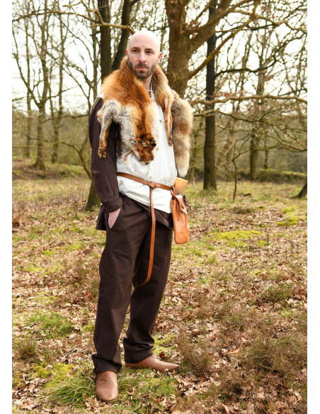 Pantaloni medievali Hagen, marroni