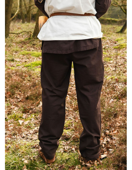Pantaloni medievali Hagen, marroni