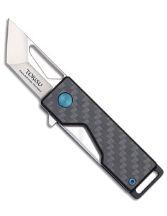 Coltello tattico marca TOKISU, blu FC (10,60 cm.)