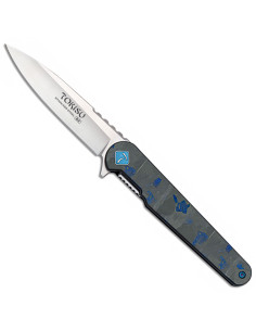Coltello tattico marca TOKISU, blu FC (18,20 cm.)