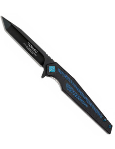 Coltello tattico marca TOKISU G10 Damasco (8,60 cm.)
