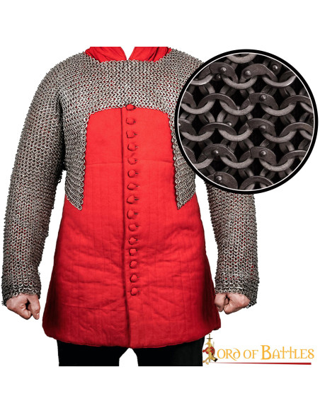 Mezza catena di maglia Haubergeon con...