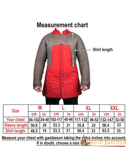 Mezza catena di maglia Haubergeon con...