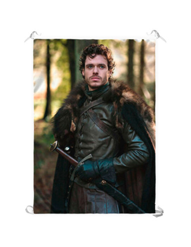 Stendardo Robb Stark, Il Trono di Spade (70x100 cm.)
 Materiale-Raso