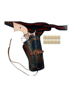 Wyatt Earp Old West Pack: rivoltella, cartucciera e 24...
