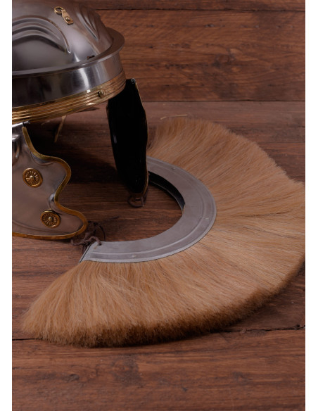 Pennacchio in metallo per elmo romano...