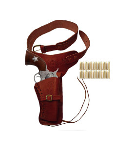 Doc Holliday Pack: Old West: rivoltella, cartucciera e 24...