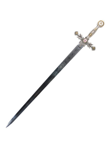 Pack Spada Templare finitura argento...