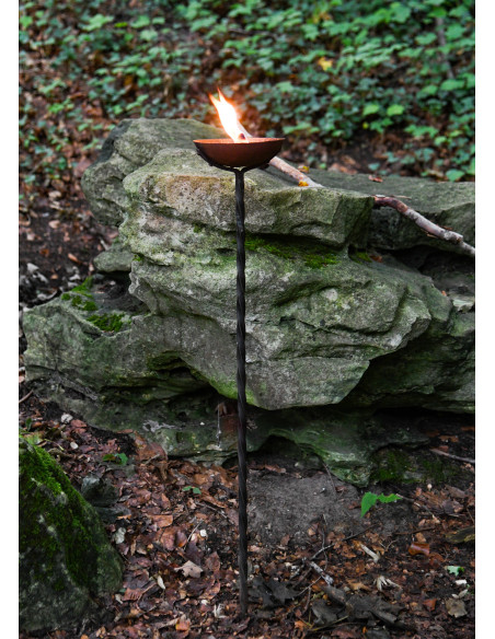 Lampada ad olio Osbert in ferro...