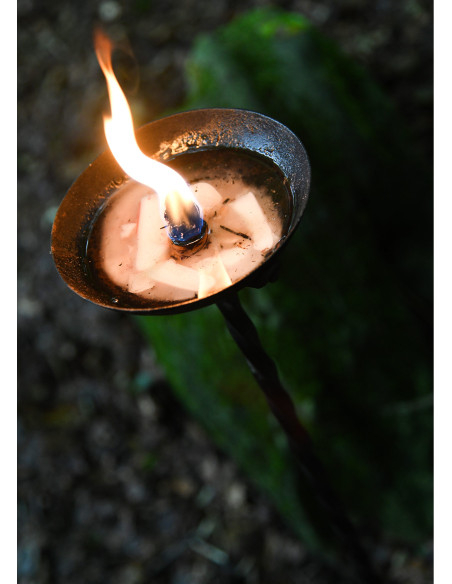 Lampada ad olio Osbert in ferro...