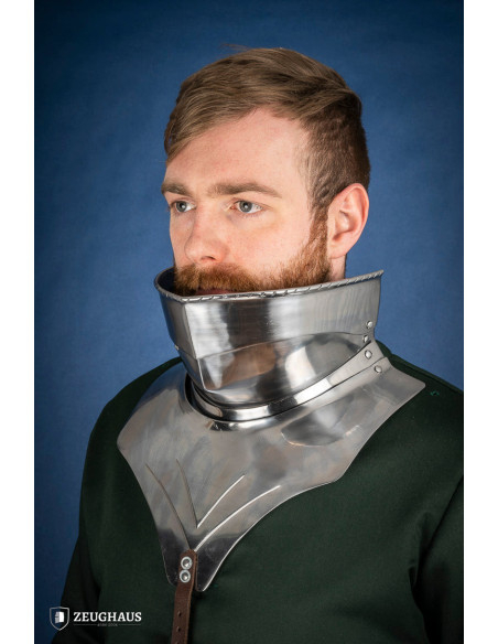 Gorgiera medievale snodata in acciaio...