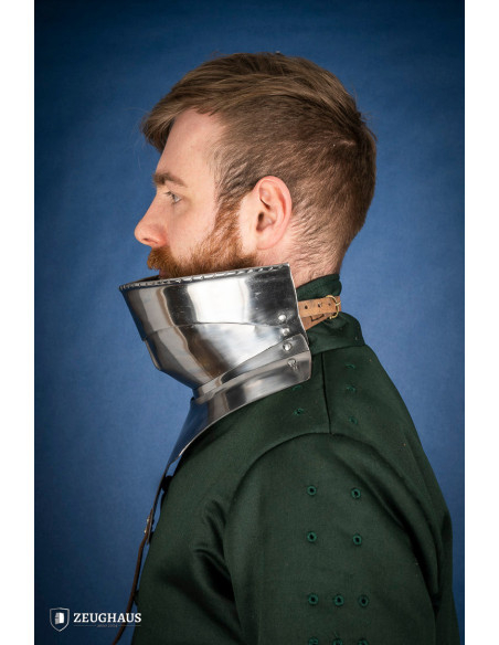 Gorgiera medievale snodata in acciaio...