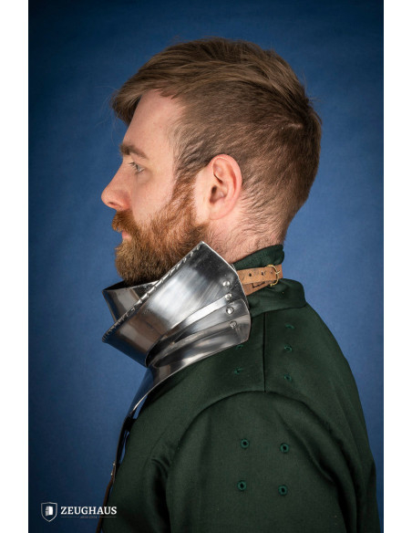 Gorgiera medievale snodata in acciaio...