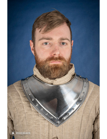 Gorgiera medievale a punta in acciaio...