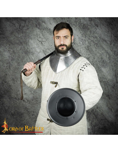 Gorgiera medievale Tarda Età, acciaio...