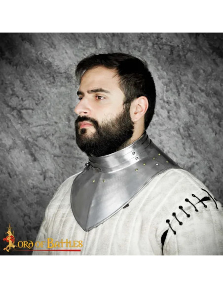 Gorgiera medievale Tarda Età, acciaio...