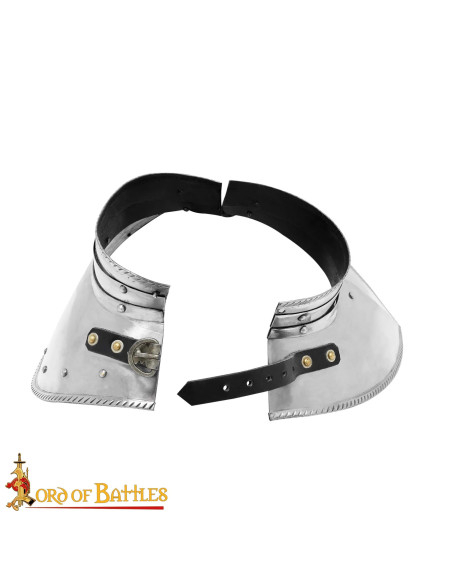 Gorgiera medievale Tarda Età, acciaio...