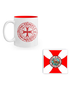 Pacchetto Colazione Templare: Tazza + Sottobicchieri...