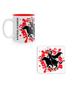 Pacchetto colazione spartano: tazza + sottobicchiere...