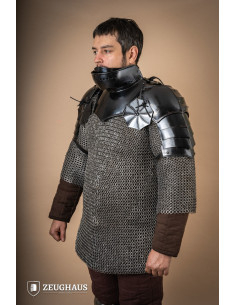 Pacchetto spallacci e armatura gorgiera (finitura nera) 2