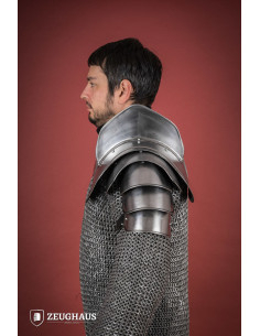 Spallacci medievali con spezzaspada, finitura lucida 2