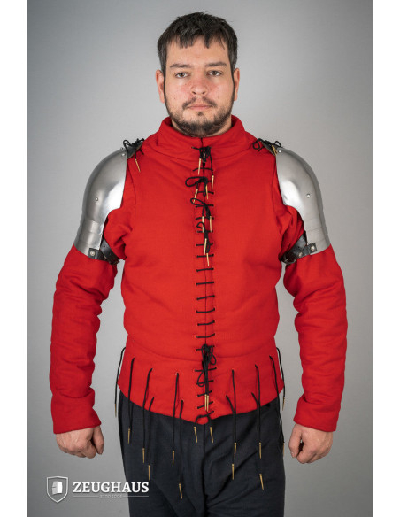 Spalline medievali in acciaio lucido...