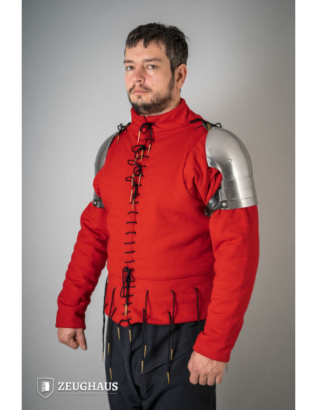 Spalline medievali in acciaio lucido...