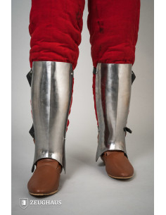 Schinieri medievali in acciaio lucido, XIV secolo