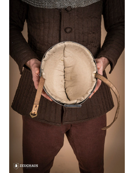 Elmo vichingo Spangenhelm in acciaio...