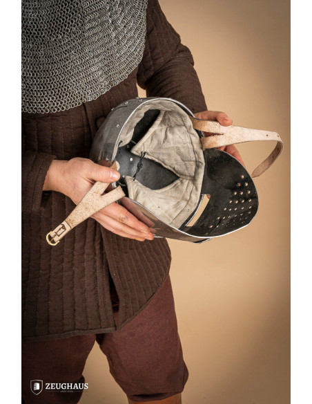 Casco Spangenhelm con visiera (2 mm.)